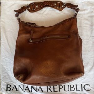 Banana Republic leather bucket bag in brown w/ dustbag